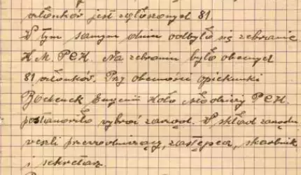 Koło Młodzieży PCK w Miękini (1947 rok)