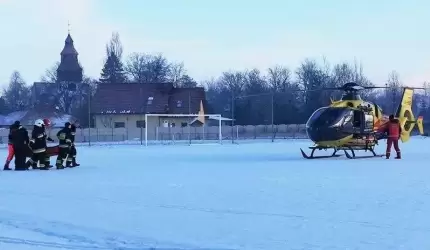Działania ratunkowe strażaków i LPR w Malczycach