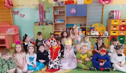 Bal karnawałowy w Przedszkolu Publicznym w Ciechowie