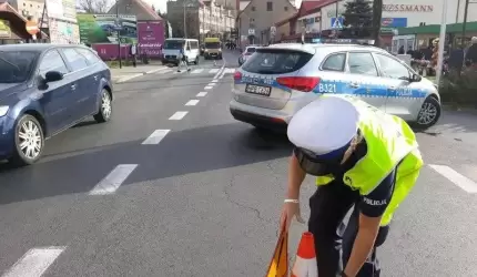 Wypadek. Potrącenie kobiety w Środzie Śląskiej