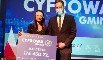 Gmina Malczyce otrzymała promesę z programu „Cyfrowa Gmina”