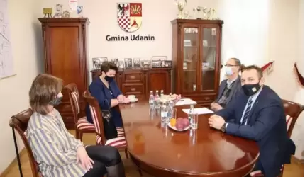 Wójt gminy Udanin spotkał się z dyrektorami szkół