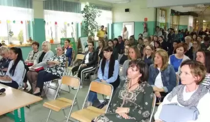 Pierwsze spotkanie z rodzicami w Szkole Podstawowej w Udaninie