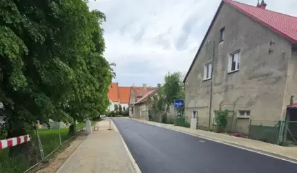 Przebudowa drogi Lutynia-Zakrzyce-Gałów w toku