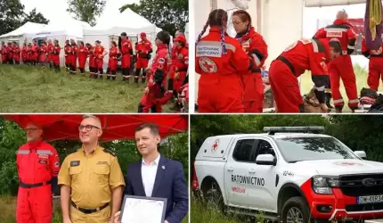 Ponad 100 osób bierze udział w ćwiczeniach ratowniczych PCK "Malczyce 2024"