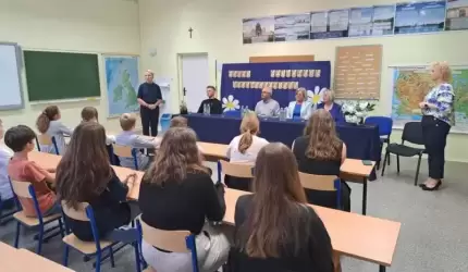 Dzień Samorządu Terytorialnego w szkole w Ciechowie