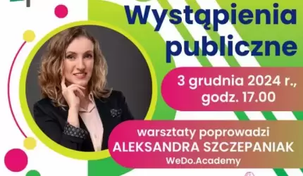 O wystąpieniach publicznych w Klubie Przedsiębiorczych Kobiet