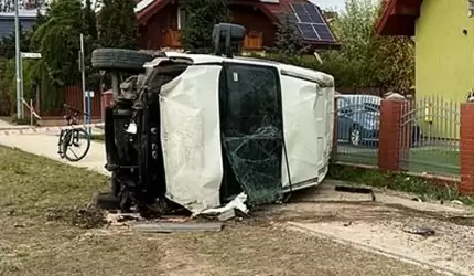 Niebezpieczne zdarzenie drogowe w Lutyni. Sprawca był pijany