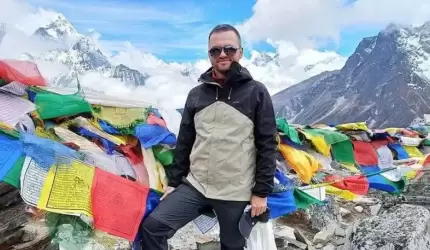 Policjant ze Środy Śląskiej zdobył himalajski Kala Pattar