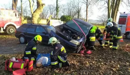 Ćwiczenia strażaków z OSP Wilczków