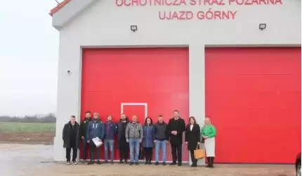 Gmina Udanin wybudowała dwie remizy strażackie