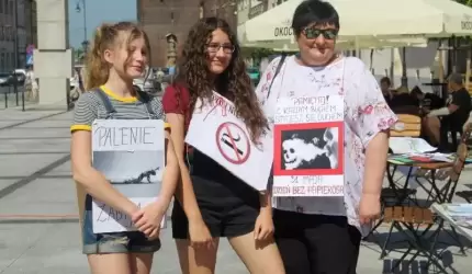 Piknik Profilaktyczny na średzkim rynku