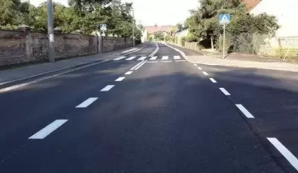 Nowa nawierzchnia drogi w Wilczkowie