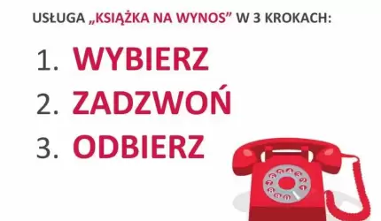 "Książka na wynos" - nowa usługa średzkiej biblioteki