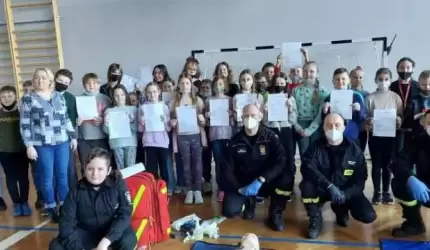 Pierwsze prawo jazdy uczniów z SP Udanin