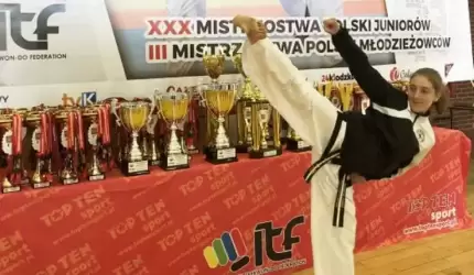 Natalia Dybek najlepszą zawodniczką Mistrzostw Polski w Taekwon-do