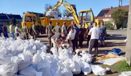 Aktualne informacje z terenów narażonych na zalania w gminie Środa Śląska [foto i wideo]