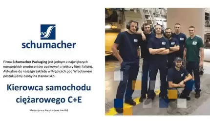 Praca dla kierowcy samochodu ciężarowego