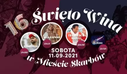 Zapraszamy na Święto Wina w Mieście Skarbów!
