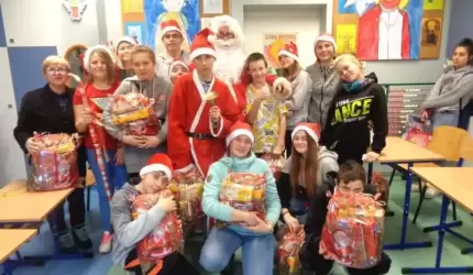 Mikołajki Szkolnego Koła Caritas