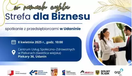 Strefa dla Biznesu - spotkanie z przedsiębiorcami w Gminie Udanin