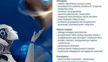 Praca w Schumacher Packaging dla Młodszego specjalisty ds. eksportu