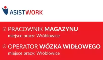 Szukasz pracy? Jest praca!