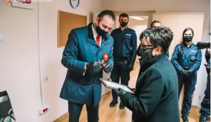 Marszałek sejmu Elżbieta Witek gościła w Udaninie. Spotkała się z władzami gminy i funkcjonariuszami policji