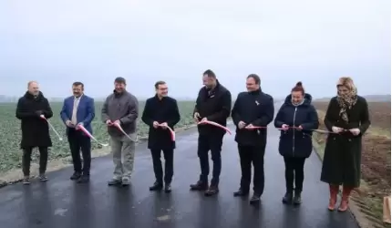 Droga transportu rolnego Udanin - Pichorowice oficjalnie otwarta