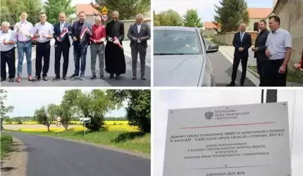 Zakończyła się przebudowa drogi w Konarach