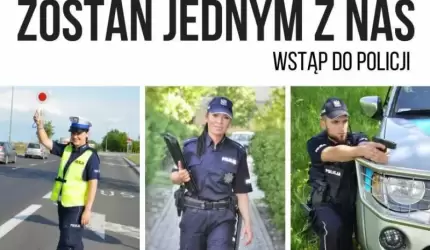 Jesteś absolwentem szkoły średniej? Nie zwlekaj. Przyjdź do KPP w Środzie Śląskiej i zostań policjantem