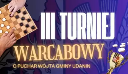 Trwają zapisy na III Turniej Warcabowy o Puchar Wójta Gminy Udanin