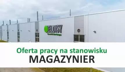 Praca dla MAGAZYNIERA w firmie Eldisy