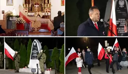 Gminne uroczystości z okazji Narodowego Święta Niepodległości w Udaninie