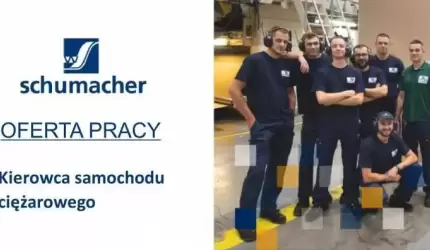 Kierowca samochodu ciężarowego - praca w Schumacher Packaging