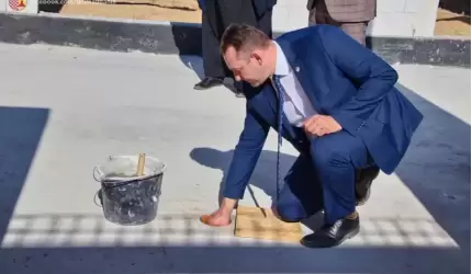 Wmurowano kamień węgielny pod budowę Centrum Usług Społeczno - Zdrowotnych w Piekarach