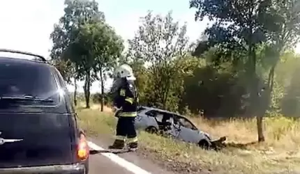 Wypadek koło Proszkowa!