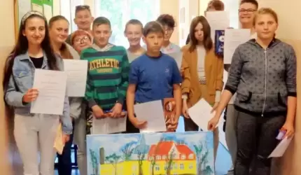 Oto laureaci konkursu plastycznego „Na najpiękniejszy wizerunek szkoły”