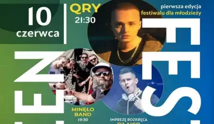 TeenFest z mnóstwem atrakcji dla młodzieży już w piątek!