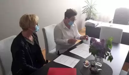 Szkoła w Udaninie z darowizną  na system informatyczny