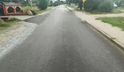 Koniec przebudowy drogi Księginice-Warzyna