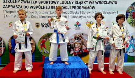 Lutynia na podium: karatecy dominują Dolny Śląsk!