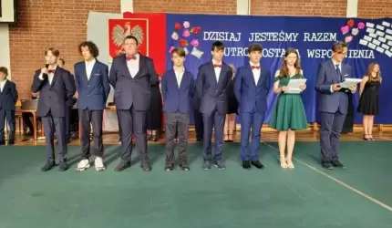 Uroczyste zakończenie roku szkolnego klas 8 w SP w Szczepanowie
