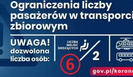 Ograniczenie liczby pasażerów w Średzkiej Komunikacji Publicznej