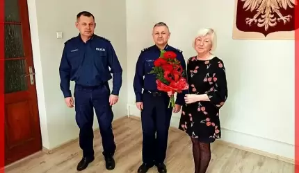 Wyjątkowy jubileusz pracownicy średzkiej komendy policji