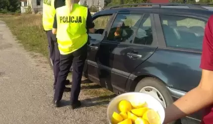 Mandat czy cytrynka? Kierowcy zdziwieni.