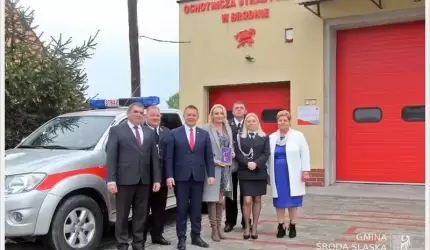 70-lecie OSP Brodno - nowy sztandar i goście z Małopolski