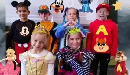 Dzień Postaci z Bajek w średzkiej podstawówce