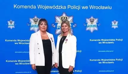 Pracownice średzkiej policji otrzymały medale od Prezydenta RP