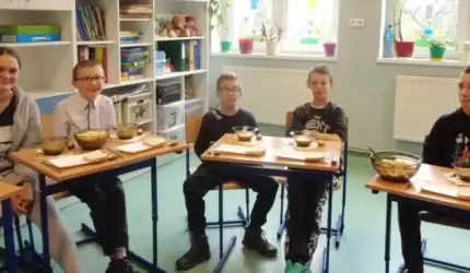 Śniadanie wielkanocne w Specjalnym Ośrodku Szkolno - Wychowawczym